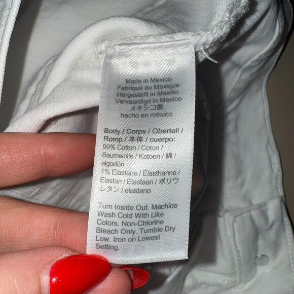 J. Crew Sailor Slim Wide Leg Jean - White 29T - Picture 9 of 10